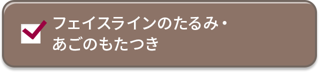 フェイスラインのたるみ・あごのもたつき